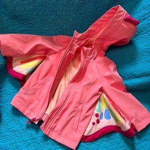 Cat & Jack Pink Butterfly Raincoat